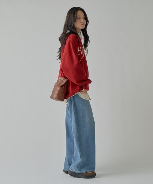 COLONY 2139（コロニートゥーワンスリーナイン）の「【UNISEX】レザーライクドローストリングバッグ（トートバッグ・メンズ・ブラウン/ベージュ/ブラック・FREE）」の11枚目の写真
