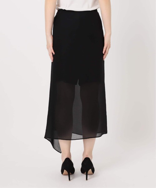 Deuxieme Classe(ドゥーズィエムクラス)の「トリアセシフォン WRAP SKIRT(スカート・レディース・ブラック・38/36)」の7枚目の写真