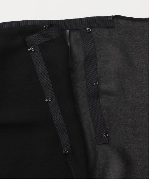 Deuxieme Classe(ドゥーズィエムクラス)の「トリアセシフォン WRAP SKIRT(スカート・レディース・ブラック・38/36)」の2枚目の写真