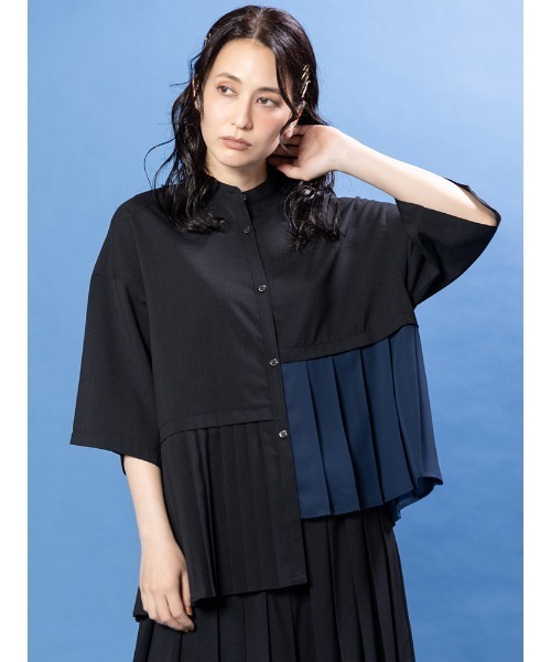 Sacai（サカイ）の「SACAI / バックプリーツシャツワンピース（シャツ
