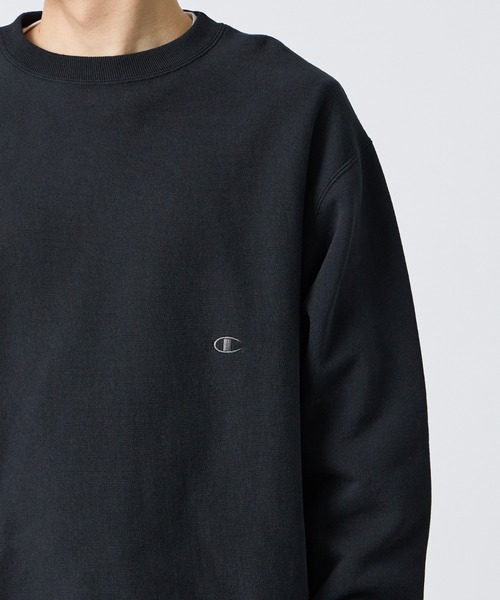 Champion（チャンピオン）の「【WEB先行予約】[Champion/チャンピオン] 別注 スリーアイコン ロゴ刺繍スウェット（スウェット・レディース・ブラウン/ネイビー/ブラック/チャコール/オートミール/グレー・S/L/M）」の20枚目の写真