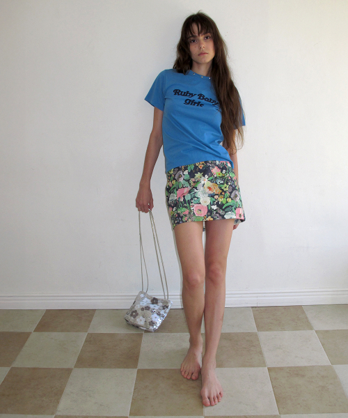 CENTAUR.KR(セントール)の「STUD HALF SLEEVE T-SHIRT_BLUE(Tシャツ/カットソー・レディース・その他・FREE)」の3枚目の写真
