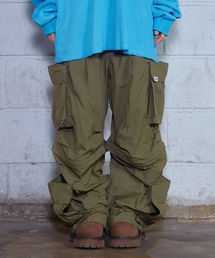 Two-Way Tech Cargo Pants_Khaki