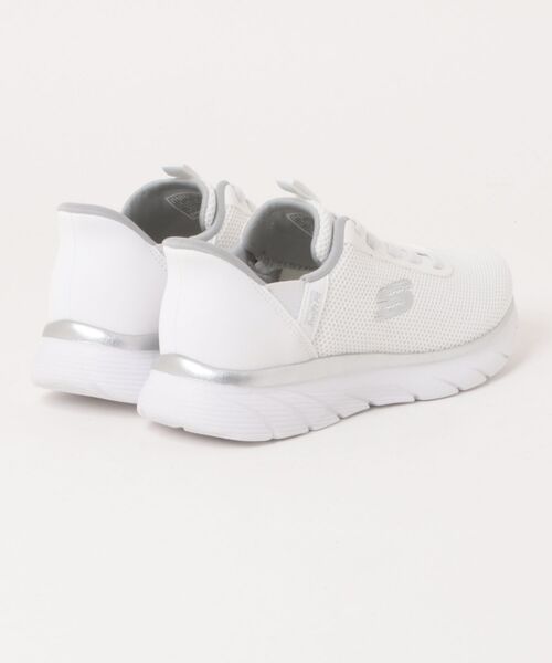 SKECHERS（スケッチャーズ）の「SKECHERS スケッチャーズ SWIFT FIT スウィフトフィット SOLE PROVIDER-QUICK EASY 軽量 レディーススニーカー(ソールプロバイダー) 897936（スニーカー・レディース・グレー系その他/ホワイト系その他・22.5cm/23.0cm/23.5cm/24.0cm/24.5cm/25.0cm）」の3枚目の写真