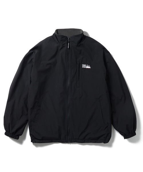 FIRST DOWN（ファーストダウン）の「FIRST DOWN USA (ファーストダウン) リバーシブル フリース ブルゾン FIRSTLITE REVERSIBLE BL メンズ F242034（ブルゾン・メンズ・チャコールグレー/ブラック/ダークオリーブ・M/L/LL）」の4枚目の写真
