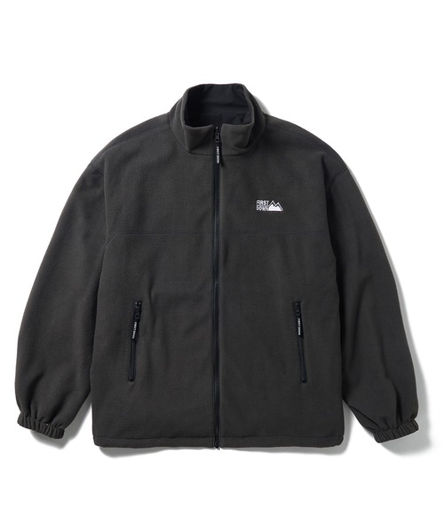 FIRST DOWN（ファーストダウン）の「FIRST DOWN USA (ファーストダウン) リバーシブル フリース ブルゾン FIRSTLITE REVERSIBLE BL メンズ F242034（ブルゾン・メンズ・チャコールグレー/ブラック/ダークオリーブ・M/L/LL）」の5枚目の写真