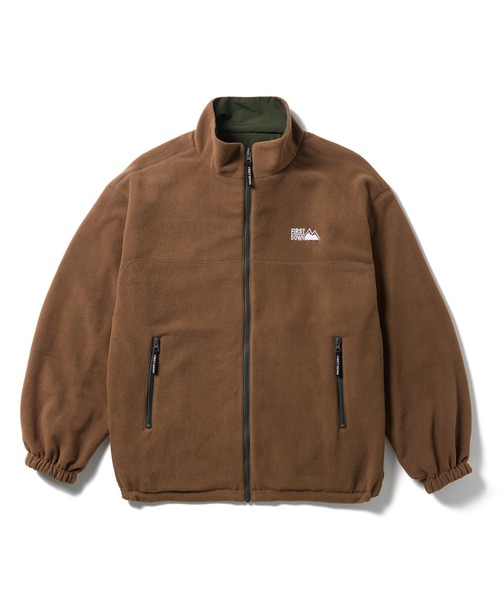 FIRST DOWN（ファーストダウン）の「FIRST DOWN USA (ファーストダウン) リバーシブル フリース ブルゾン FIRSTLITE REVERSIBLE BL メンズ F242034（ブルゾン・メンズ・チャコールグレー/ブラック/ダークオリーブ・M/L/LL）」の11枚目の写真
