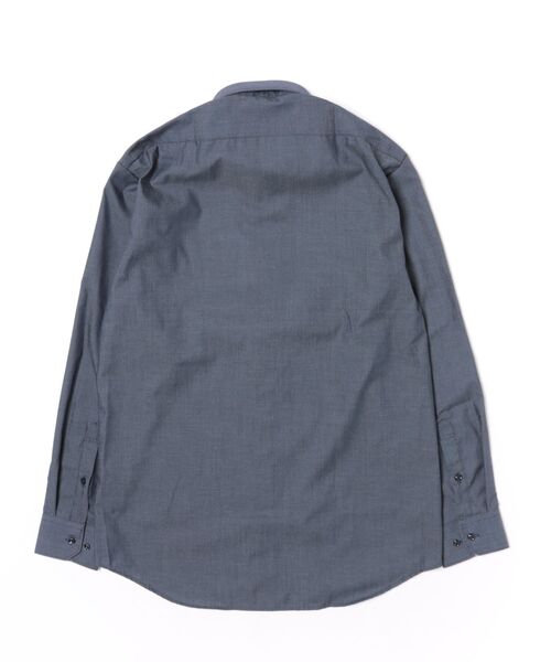 TAKA-Q(タカキュー)の「ワイシャツ メンズ 長袖 ノンアイロン カッタウェイ ビジネス ドレス 綿混 NEWスタンダードフィット(ビジネスシャツ・メンズ・ネイビー・首回り41cm-裄丈86cm/首回り39cm-裄丈84cm/首回り41cm-裄丈82cm/首回り43cm-裄丈82cm/首回り43cm-裄丈86cm/首回り45cm-裄丈86cm/首回り37cm-裄丈80cm/首回り39cm-裄丈80cm)」の3枚目の写真