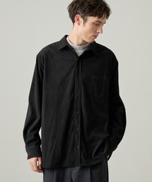 EASENCE（イーズエンス）の「【EASENCE】テックコール コーデュロイ リラックスフィット レギュラーカラー長袖シャツ   保温・UVカット・イージーケア（シャツ/ブラウス）」