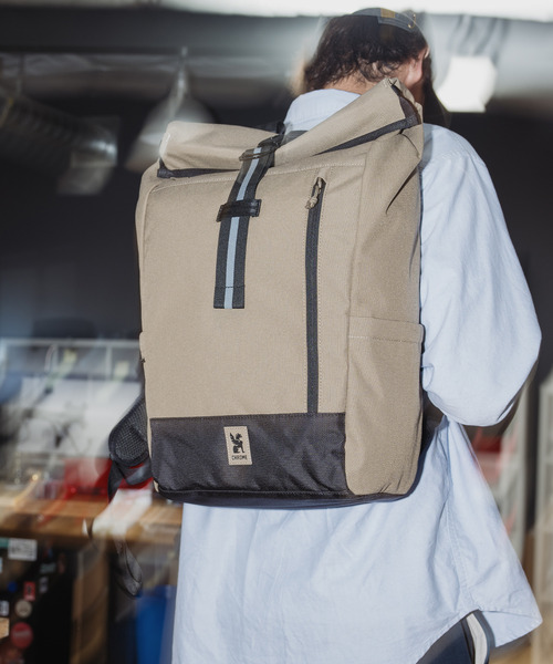 CHROME（クローム）の「［ CHROME / クローム ］INITIATE 26L PACK / イニシエイト パック 耐水 ボディバッグ 容量：26L（バックパック/リュック・メンズ・ベージュ/サックスブルー/ブラック・FREE）」の18枚目の写真