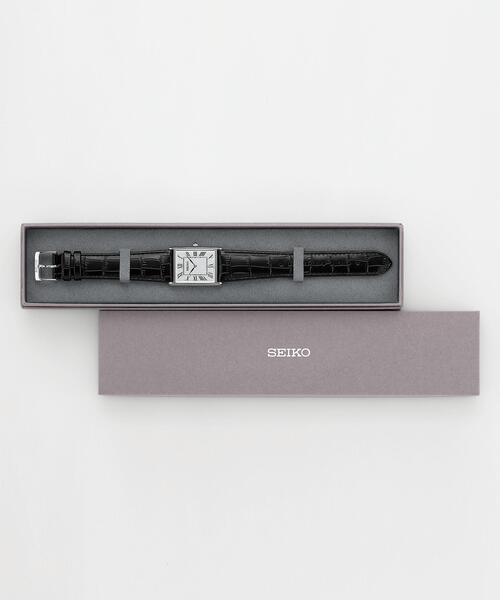 SEIKO（セイコー）の「SEIKO/セイコー コラボレーション スクエア ブラック（アナログ腕時計・メンズ・ブラック・FREE）」の6枚目の写真