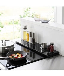 tower（タワー）の「奥行伸縮排気口カバー タワー 60cmコンロ用（キッチン収納）」
