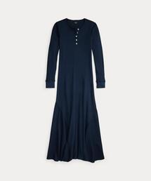 RRL（ダブル アール エル）の「ストレッチ ワッフルニット ヘンリーネック ドレス（ワンピース）」