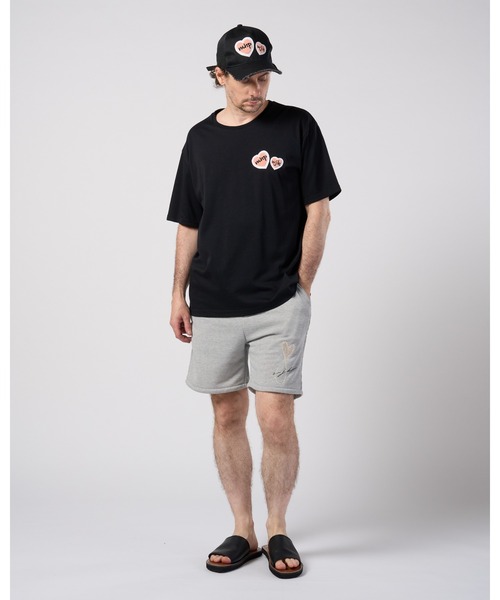 wjk(ダヴルジェイケイ)の「2-heart patch cut-off mesh cap(キャップ・メンズ・ブラック×ピンク/ホワイト×レッド/ホワイト×ピンク・FREE)」の22枚目の写真