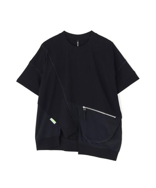 AULA AILA(アウラアイラ)の「AULA AILA(アウラ アイラ)別注ポケットコンビネーションTシャツ(Tシャツ/カットソー・レディース・ネイビー/ブラウン/ブラック・F)」の12枚目の写真