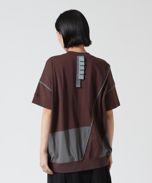 AULA AILA(アウラアイラ)の「AULA AILA(アウラ アイラ)別注ポケットコンビネーションTシャツ(Tシャツ/カットソー・レディース・ネイビー/ブラウン/ブラック・F)」の21枚目の写真