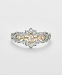 《Limited Edition》K10/プラチナダイヤモンドリング(0.13ct)