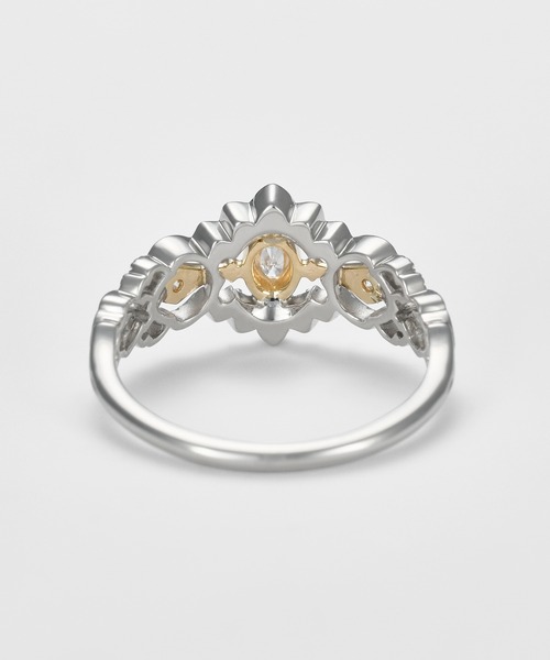 agete（アガット）の「《Limited Edition》K10／プラチナダイヤモンドリング（0.13ct）（リング・レディース・プラチナム・#13/#15）」の4枚目の写真