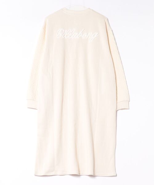 BILLABONG(ビラボン)の「BILLABONG ウィメンズ FRENCH RIB ONEPIECE ワンピース 【2026年秋冬モデル】(ワンピース・レディース・ブラック/ホワイト・MEDIUM)」の4枚目の写真