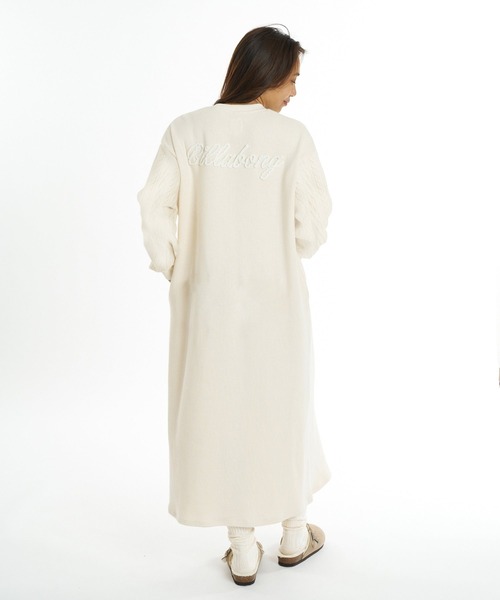 BILLABONG(ビラボン)の「BILLABONG ウィメンズ FRENCH RIB ONEPIECE ワンピース 【2026年秋冬モデル】(ワンピース・レディース・ブラック/ホワイト・MEDIUM)」の2枚目の写真