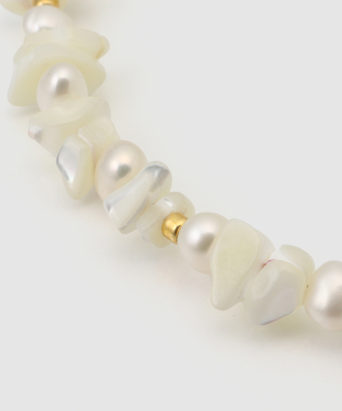 JOURNAL STANDARD(ジャーナルスタンダード)の「【STEEN/スティーン】 FRIGILLANA NECKLACE(ネックレス・レディース・ホワイト・FREE)」の3枚目の写真