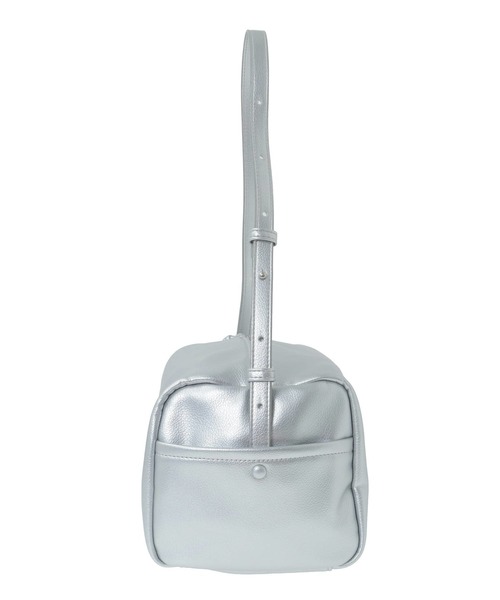 CONVERSE TOKYO（コンバーストウキョウ）の「ECO-LEATHER BAGONE HANDLE SQUARE BAG（ハンドバッグ・レディース・ブラウン/ブラック/シルバー・FREE）」の4枚目の写真