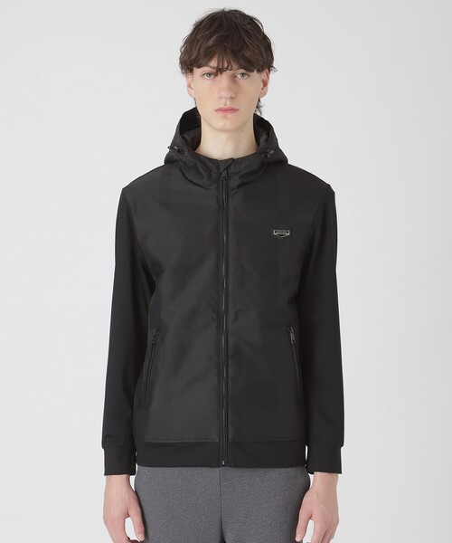 BLACK LABEL CRESTBRIDGE(ブラックレーベル・クレストブリッジ)の「【BLACK lab.】シャドーチェックハイブリッドパーカー(ブルゾン・メンズ・ブラック/ホワイト系その他/ブラウン系その他5・XL/L/M)」の14枚目の写真