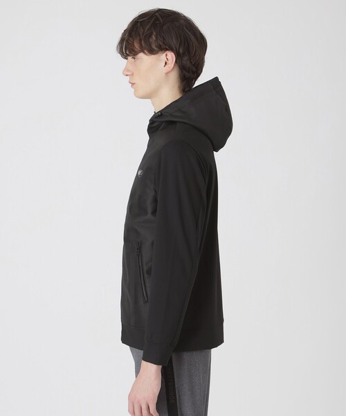BLACK LABEL CRESTBRIDGE(ブラックレーベル・クレストブリッジ)の「【BLACK lab.】シャドーチェックハイブリッドパーカー(ブルゾン・メンズ・ブラック/ホワイト系その他/ブラウン系その他5・XL/L/M)」の15枚目の写真