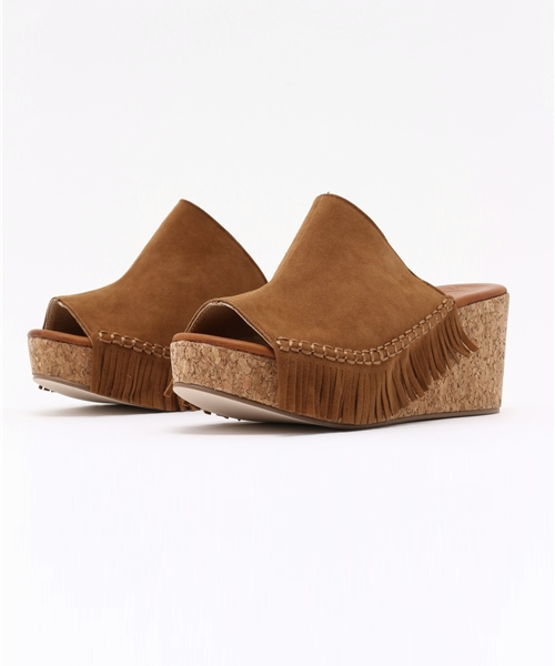 Khaju（カージュ）の「casselini: フリンジサンダル（サンダル・レディース・ブラック/キャメル・30/40/35）」の2枚目の写真