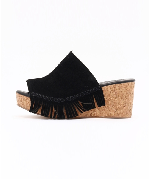 Khaju（カージュ）の「casselini: フリンジサンダル（サンダル・レディース・ブラック/キャメル・30/40/35）」の3枚目の写真