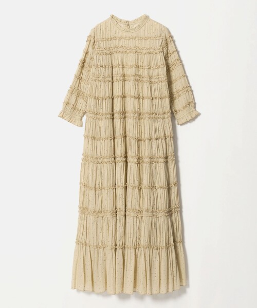 Pheeta(フィータ)の「<Pheeta>Billie ドットプリント ロングワンピース / 016C-39P(ワンピース・レディース・ベージュ/ネイビー・2/1)」の10枚目の写真