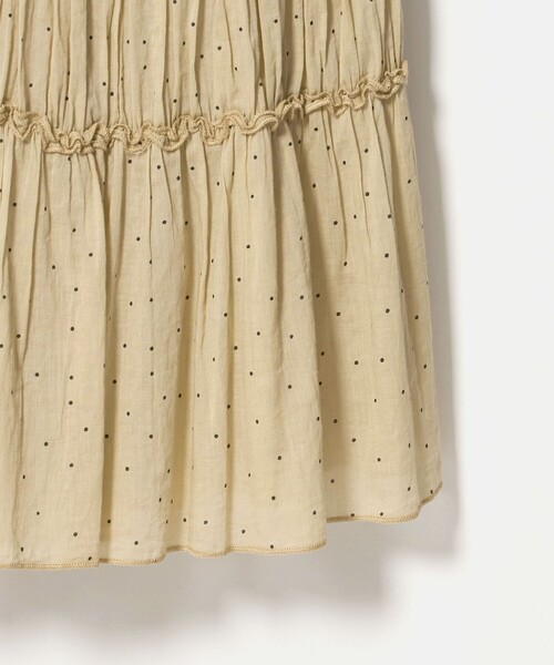 Pheeta(フィータ)の「<Pheeta>Billie ドットプリント ロングワンピース / 016C-39P(ワンピース・レディース・ベージュ/ネイビー・2/1)」の14枚目の写真