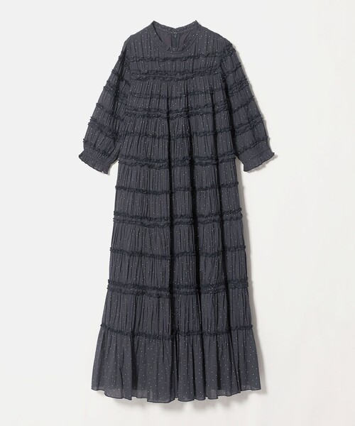 Pheeta(フィータ)の「<Pheeta>Billie ドットプリント ロングワンピース / 016C-39P(ワンピース・レディース・ベージュ/ネイビー・2/1)」の18枚目の写真