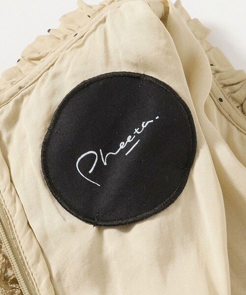 Pheeta(フィータ)の「<Pheeta>Billie ドットプリント ロングワンピース / 016C-39P(ワンピース・レディース・ベージュ/ネイビー・2/1)」の21枚目の写真