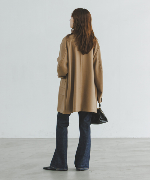 Couture d'adam（クチュールドアダム）の「《岡山＋WEB限定・素材別注》COUTURE D'ADAM BIG JK Single/Italian Tweed（テーラードジャケット・レディース・キャメル・38/36）」の6枚目の写真