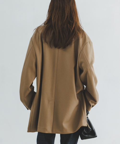 Couture d'adam（クチュールドアダム）の「《岡山＋WEB限定・素材別注》COUTURE D'ADAM BIG JK Single/Italian Tweed（テーラードジャケット・レディース・キャメル・38/36）」の9枚目の写真