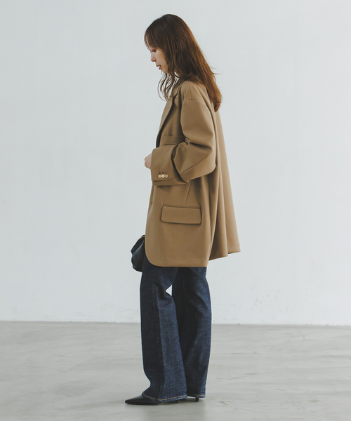 Couture d'adam（クチュールドアダム）の「《岡山＋WEB限定・素材別注》COUTURE D'ADAM BIG JK Single/Italian Tweed（テーラードジャケット・レディース・キャメル・38/36）」の11枚目の写真