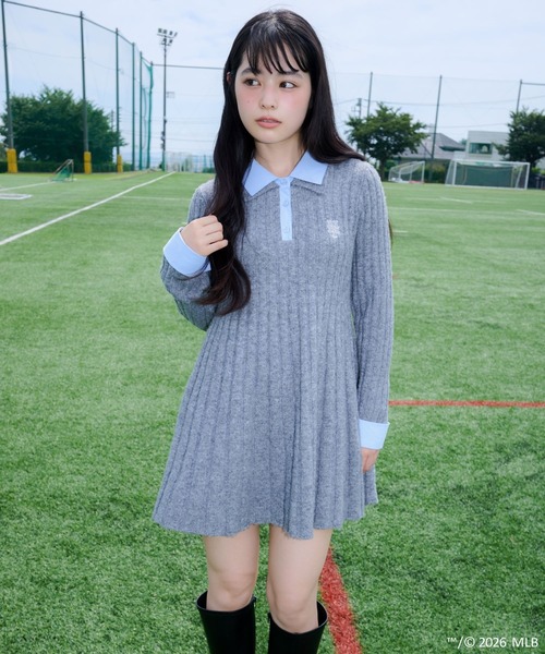 MLB 】Wカラーミニワンピース 1086608（ワンピース）｜Heather（ヘザー
