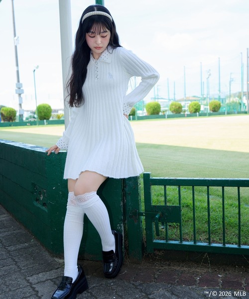 MLB 】Wカラーミニワンピース 1086608（ワンピース）｜Heather（ヘザー