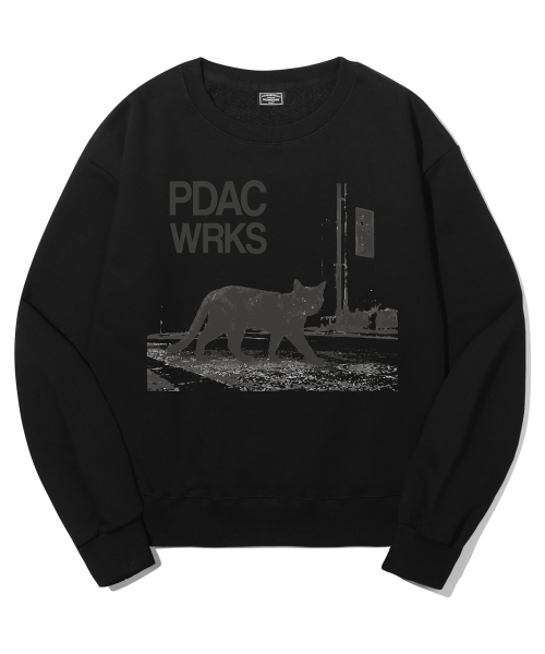PEID（ペイド）の「PD ストラゴ セミクロップスウェット 2Color（スウェット・レディース・ブラック/アッシュグレー・X-LARGE/XX-LARGE）」の4枚目の写真
