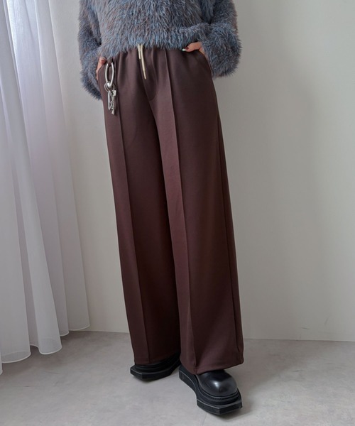 bohmal（ボマール）の「ワイドストレートポンチバギーパンツ（その他パンツ・レディース・レッド/ブラウン/ブラック・FREE）」の9枚目の写真