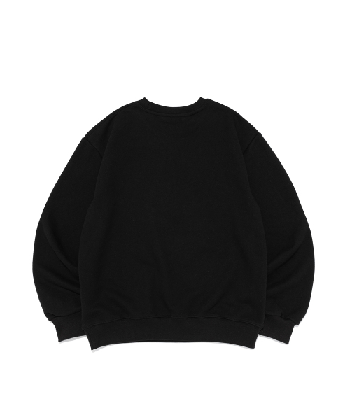 TAILOR STUDIO（テーラースタジオ）の「[ライトコットン] テリーカレッジ スウェット（ブラック）（スウェット・メンズ・その他・SMALL/MEDIUM/LARGE/X-LARGE）」の2枚目の写真