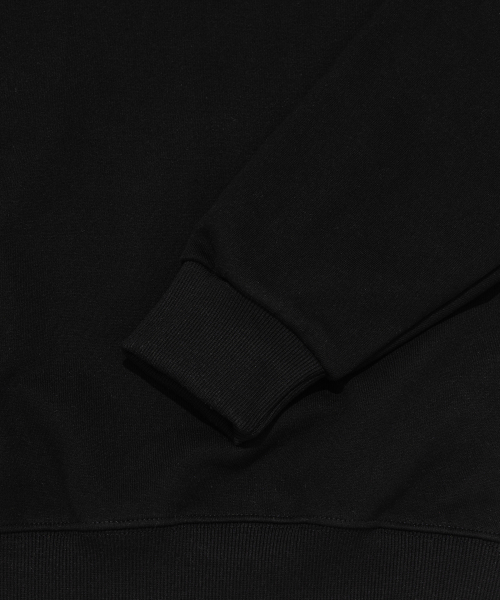TAILOR STUDIO（テーラースタジオ）の「[ライトコットン] テリーカレッジ スウェット（ブラック）（スウェット・メンズ・その他・SMALL/MEDIUM/LARGE/X-LARGE）」の4枚目の写真