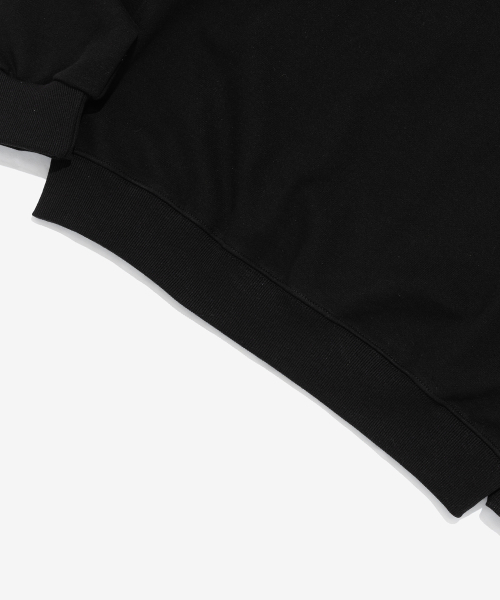 TAILOR STUDIO（テーラースタジオ）の「[ライトコットン] テリーカレッジ スウェット（ブラック）（スウェット・メンズ・その他・SMALL/MEDIUM/LARGE/X-LARGE）」の5枚目の写真