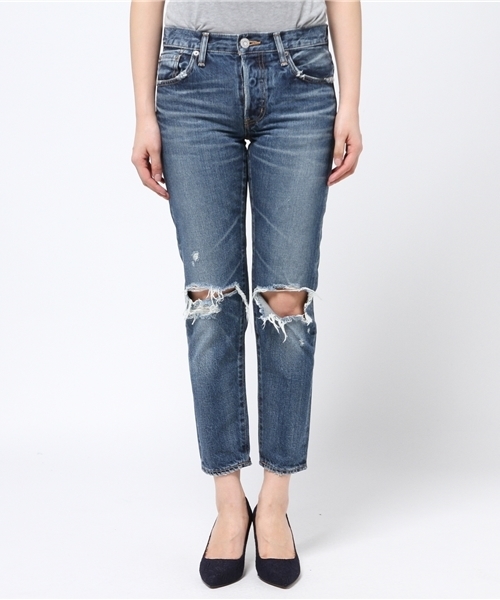 MOUSSY(マウジー)の「MV Latrobe Tapered(デニムパンツ・レディース・ブルー・23inch/24inch/25inch/26inch/27inch)」の7枚目の写真