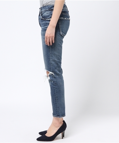 MOUSSY(マウジー)の「MV Latrobe Tapered(デニムパンツ・レディース・ブルー・23inch/24inch/25inch/26inch/27inch)」の8枚目の写真