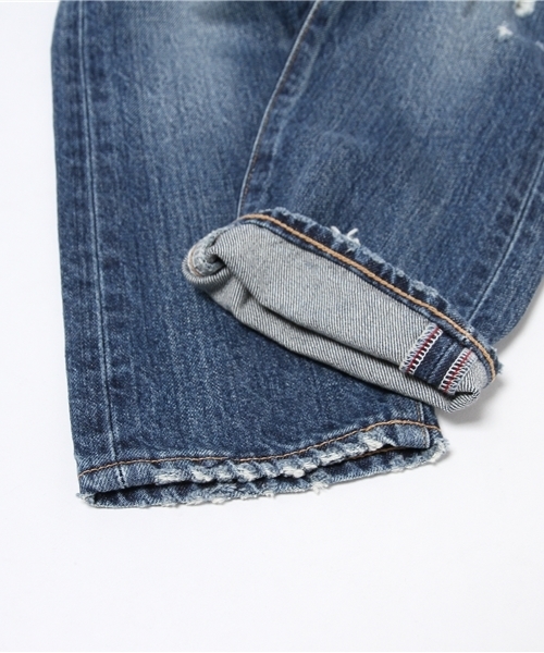 MOUSSY(マウジー)の「MV Latrobe Tapered(デニムパンツ・レディース・ブルー・23inch/24inch/25inch/26inch/27inch)」の4枚目の写真