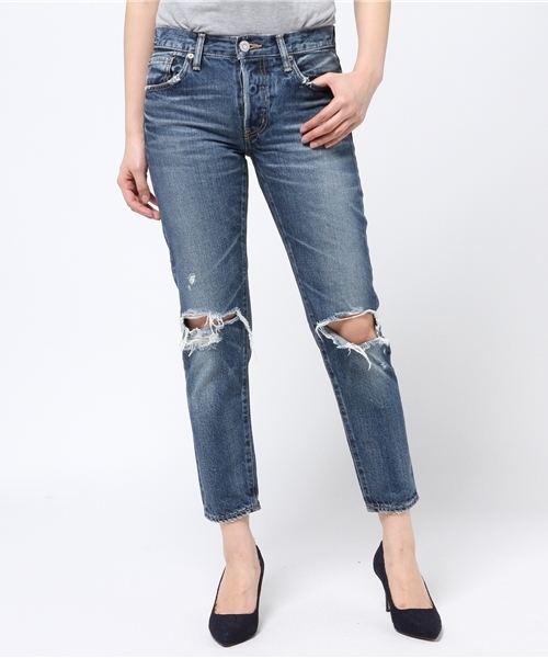 MOUSSY(マウジー)の「MV Latrobe Tapered(デニムパンツ・レディース・ブルー・23inch/24inch/25inch/26inch/27inch)」の6枚目の写真