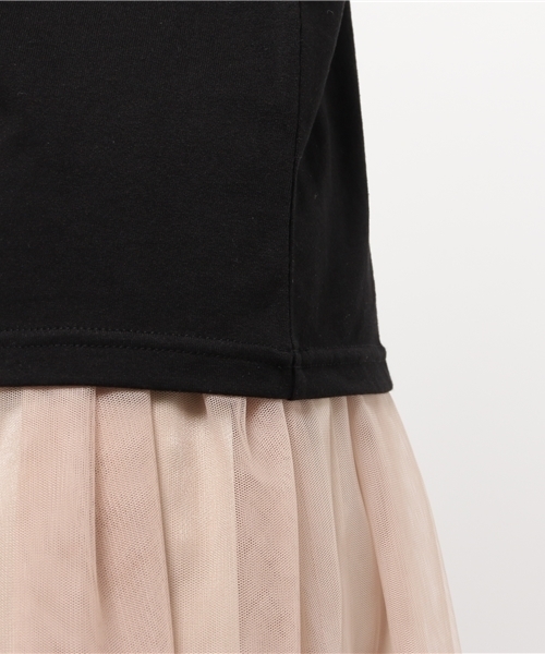 ROPE' PICNIC（ロペピクニック）の「ビジューテープ付きＴシャツ（Tシャツ/カットソー・レディース・ホワイト/ブラック/ブルー・38）」の9枚目の写真