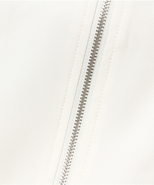 VENCEEXCHANGE（ヴァンスエクスチェンジ）の「ジョーゼットMA-1                  （MA-1・レディース・オフホワイト/ライトカーキ/ブラック・MEDIUM）」の7枚目の写真